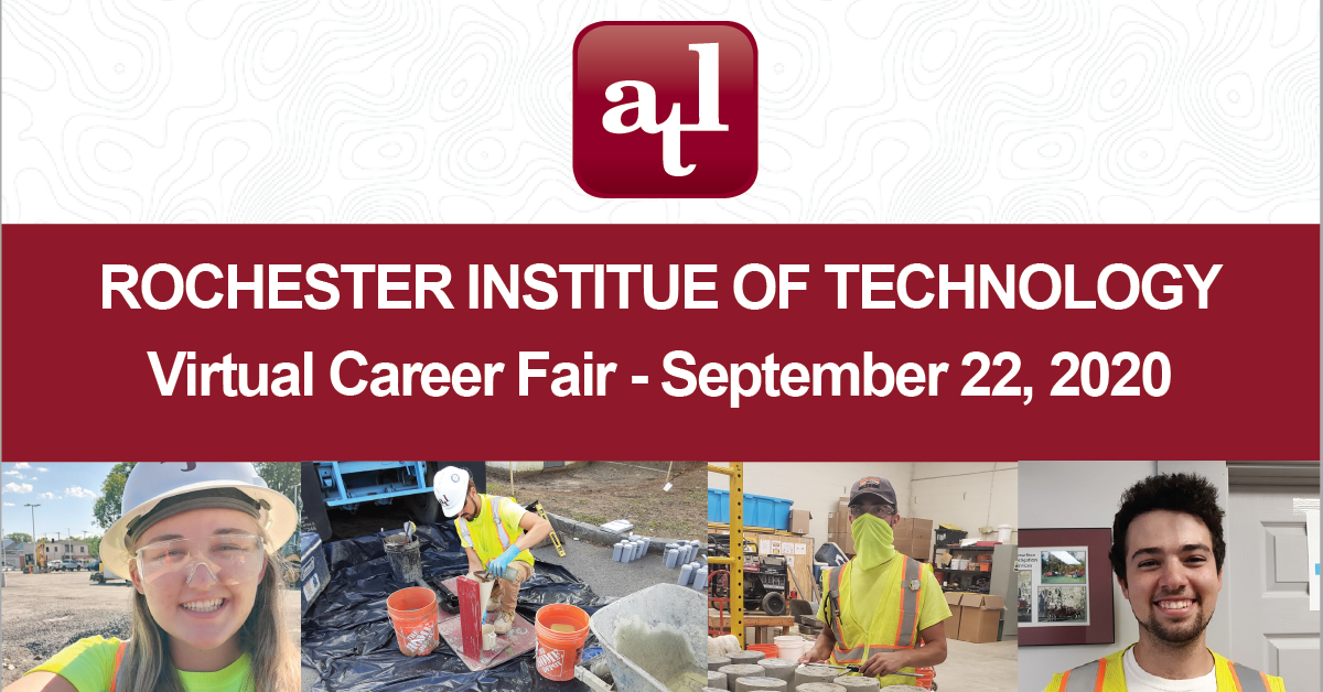 ATL Attending RIT Virtual Career Fair September 22nd Atlantic Testing